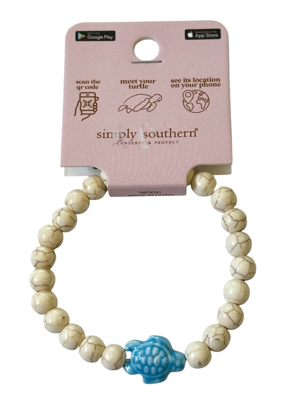 Simply Southern Turtle Track Bracelet